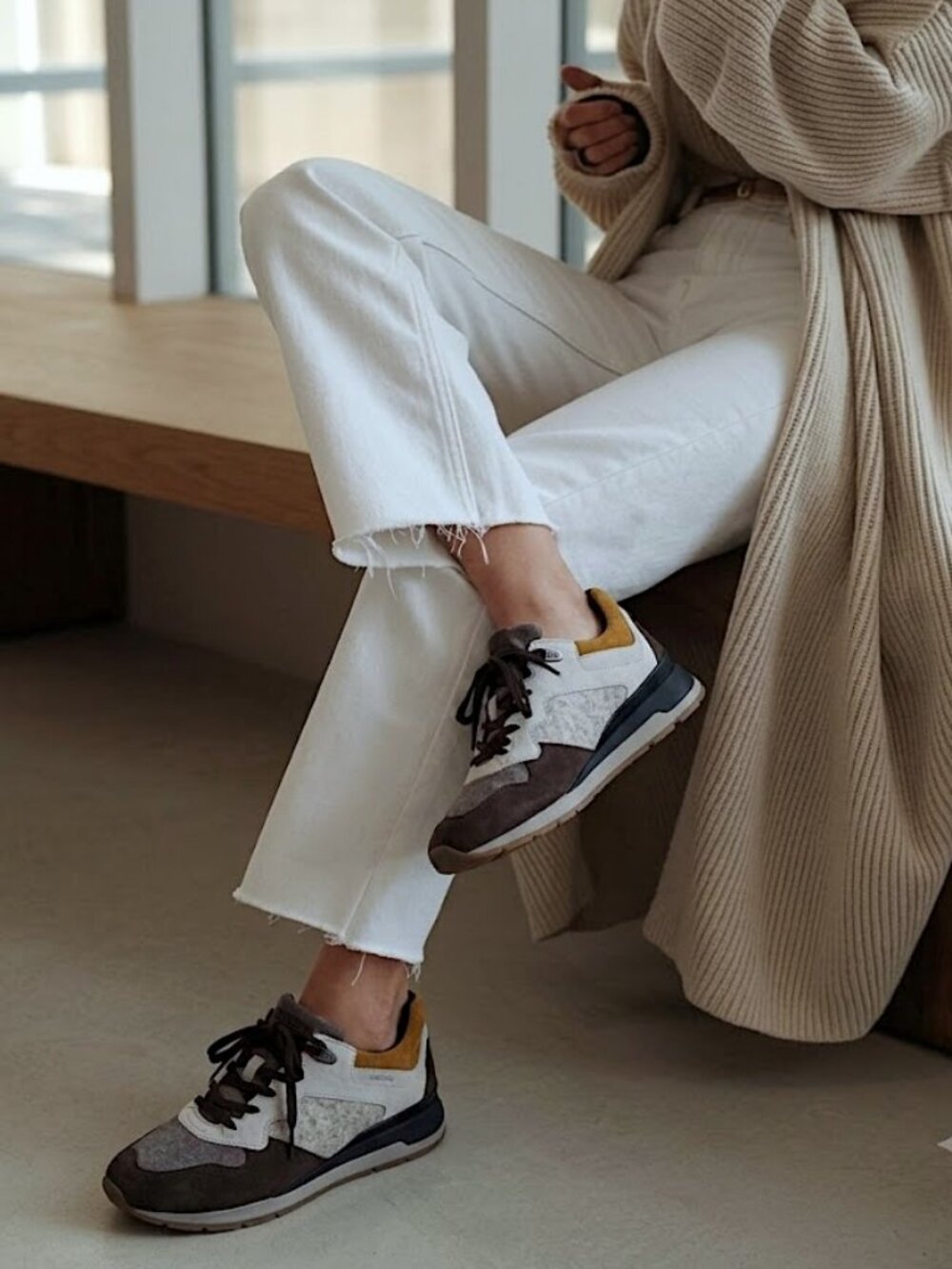Geox Respira Shahira Suede Fashion Sneakers